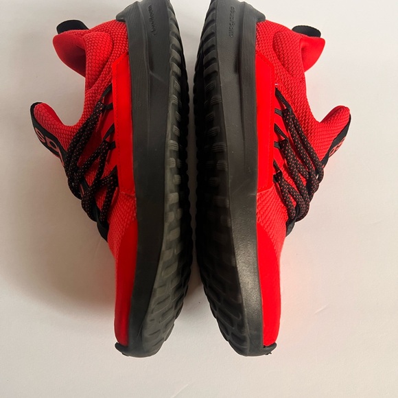 Adidas Lite Racer Adapt 5.0 K Shoes, Red, Size 5 - Picture 6 of 9